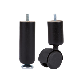 Kit Cama Box 4 pés e 2 rodízios - MG PA18