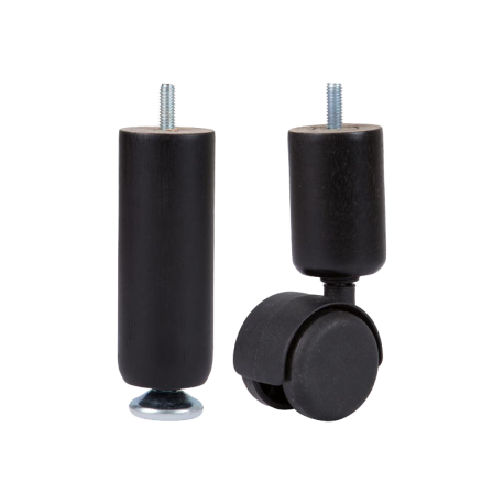 Kit Cama Box 4 pés e 2 rodízios - MG PA18